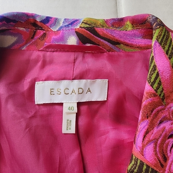 Escada | Floral printed Blazer size 40 - Picture 11 of 11